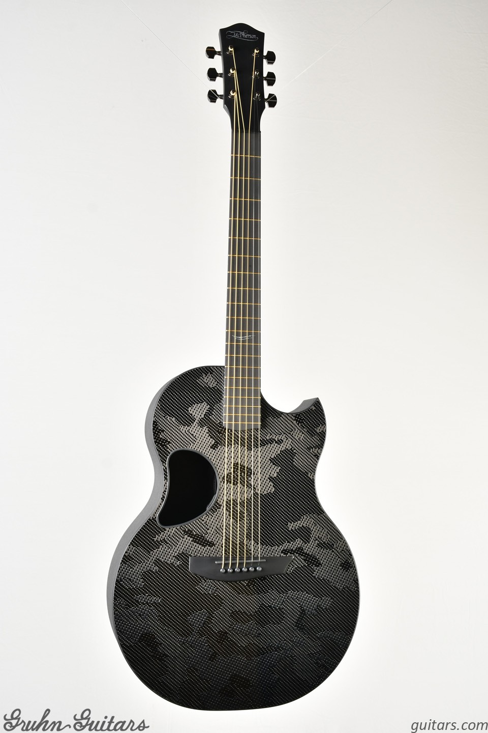 McPherson Carbon Sable Camo Black Hardware CSCBLKBLK2 at Gruhn Guitars