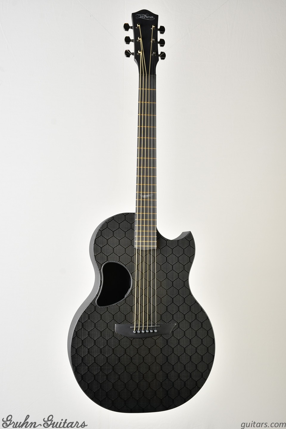 McPherson Carbon Sable Honeycomb Black Hardware CSHBLKBLK2 at Gruhn Guitars