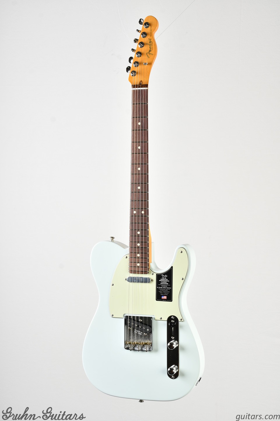 Fender Limited Edition American Professional Classic Telecaster (Silent System) - Sonic Blue at Gruhn Guitars