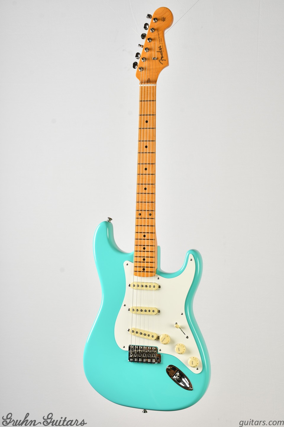 2023 Fender American Vintage II 1957 Stratocaster Maple Fingerboard - Sea Foam Green at Gruhn Guitars