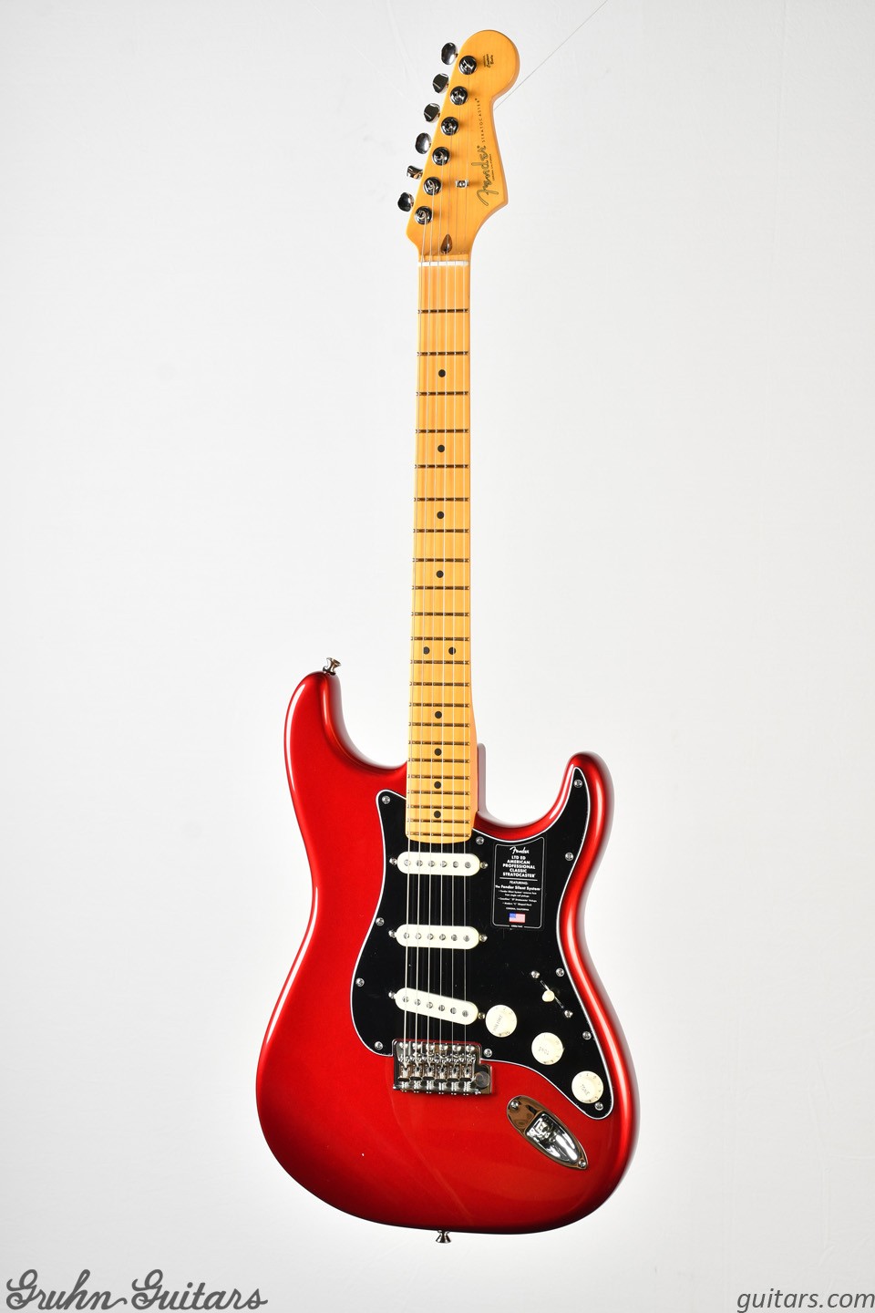Fender Limited Edition American Professional Classic Stratocaster ( Silent System ) - Candy Apple Red at Gruhn Guitars