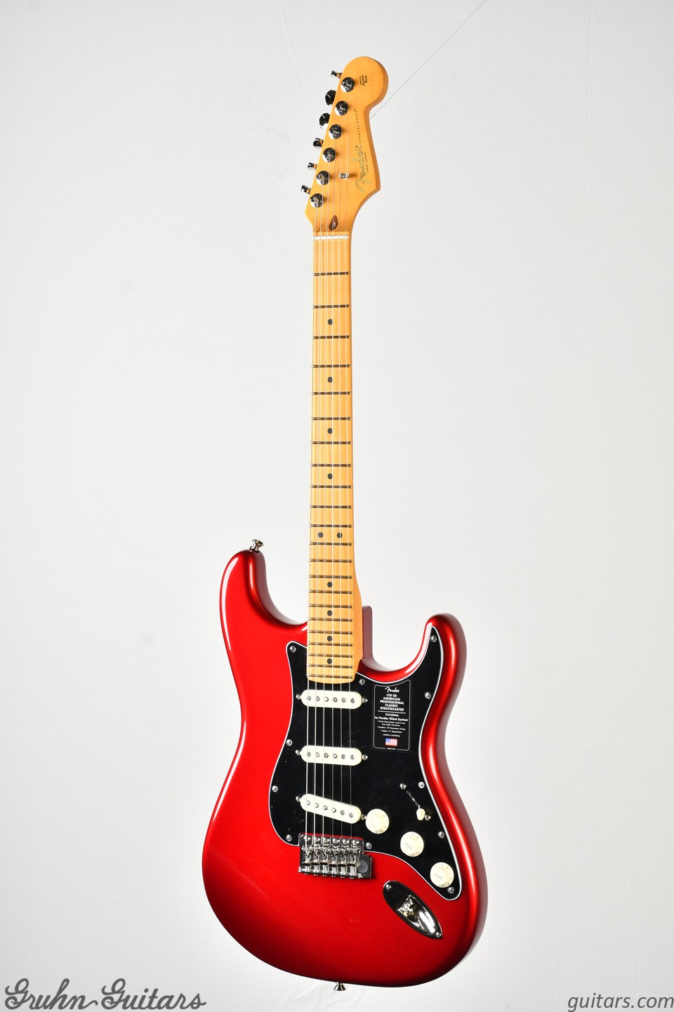 Fender Limited Edition American Professional Classic Stratocaster (Silent System) - Candy Apple Red at Gruhn Guitars
