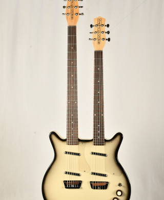ダンエレクトロ Danelectro Double Neck 6-12 DANO DOUBLENECK WHITE – Motor City Guitar