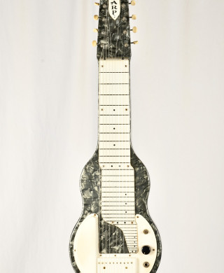 Eddie Alkire by Valco Eharp 10 string 1954 Gruhn Guitars