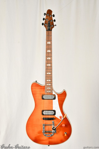 orange electric guitars